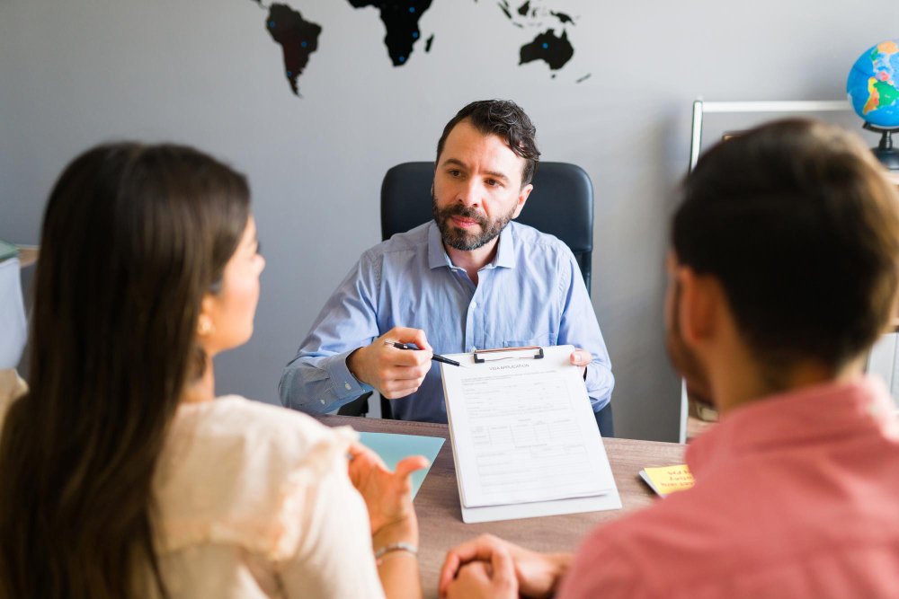 Throne Overseas consultants with clients